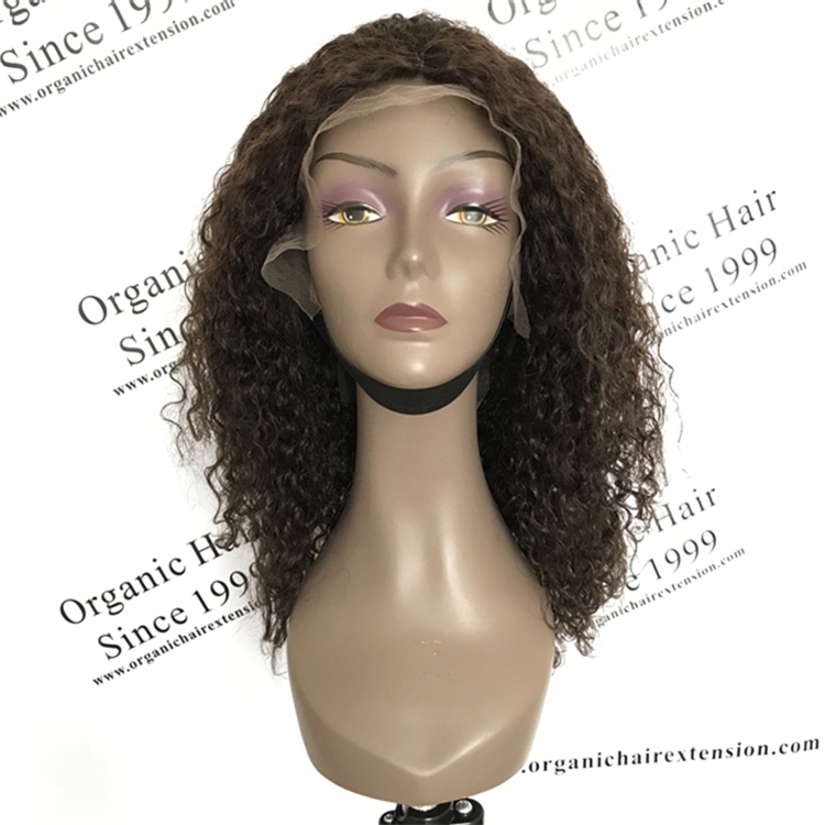 Curly full lace wig for black women H45